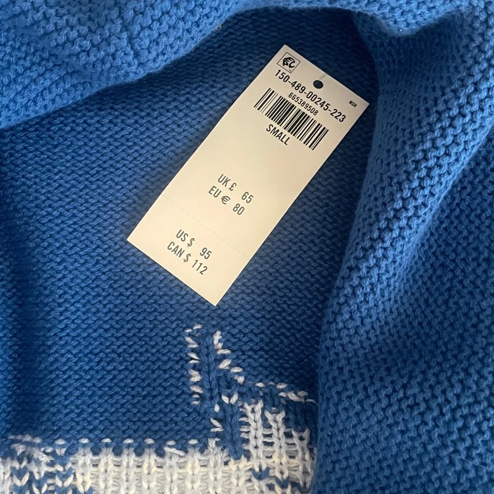 NWT Blue Anchor & Whale Cardigan Sweater - Picture 4 of 6